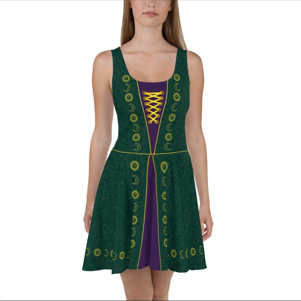 “Winnie the Witch” Skater Dress - Winifred Sanderson Halloween Costume